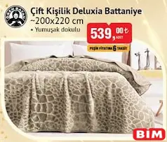 ÖREN BAYAN ÇİFT KİŞİLİK DELUXİA BATTANİYE 200X220 CM